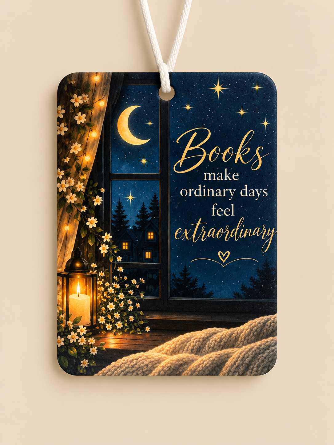 Books Make Ordinary Days Extraordinary | Book Lover Air Freshener