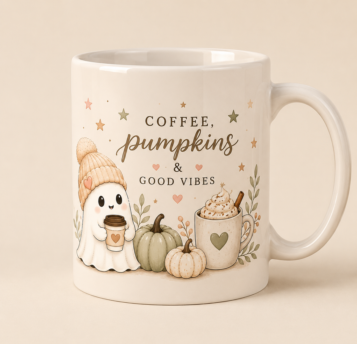Coffee Pumpkins Good Vibe Mug