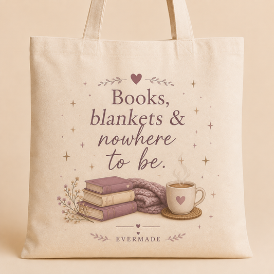 Cozy Reading Club Tote Bag – Book Lover Tote