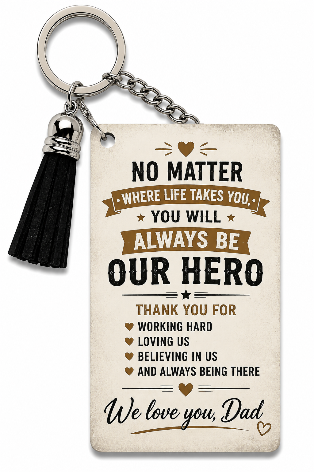 Dad – The Man, The Myth, The Legend Double-Sided Keychain