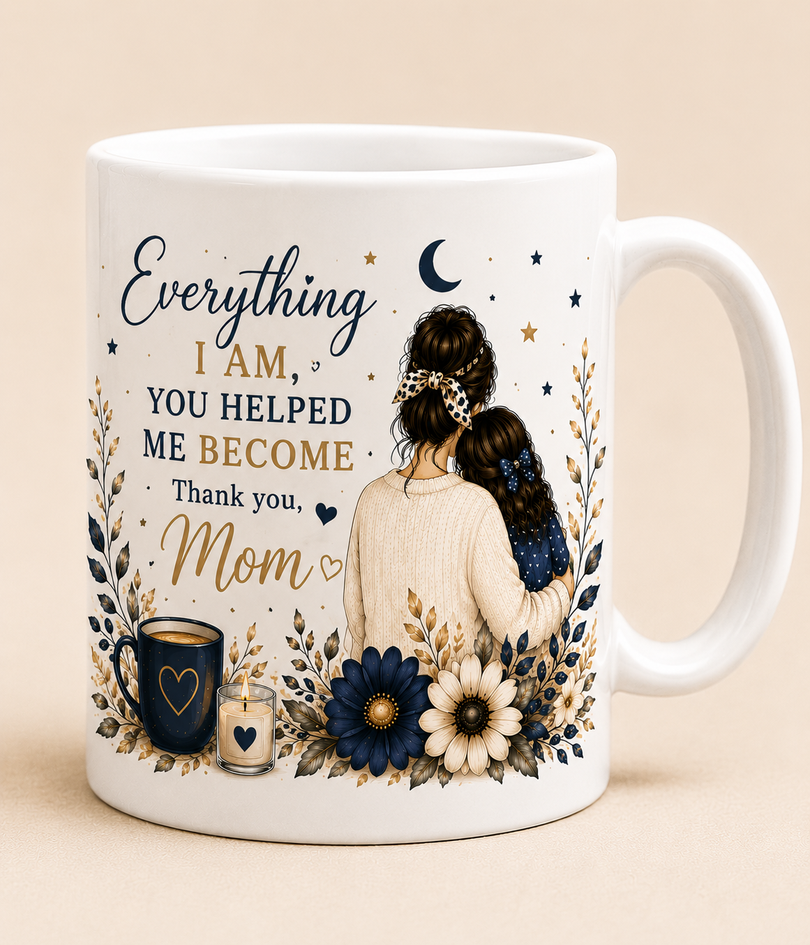 Title: Everything I Am – Thank You Mom Mug | EverMade Original