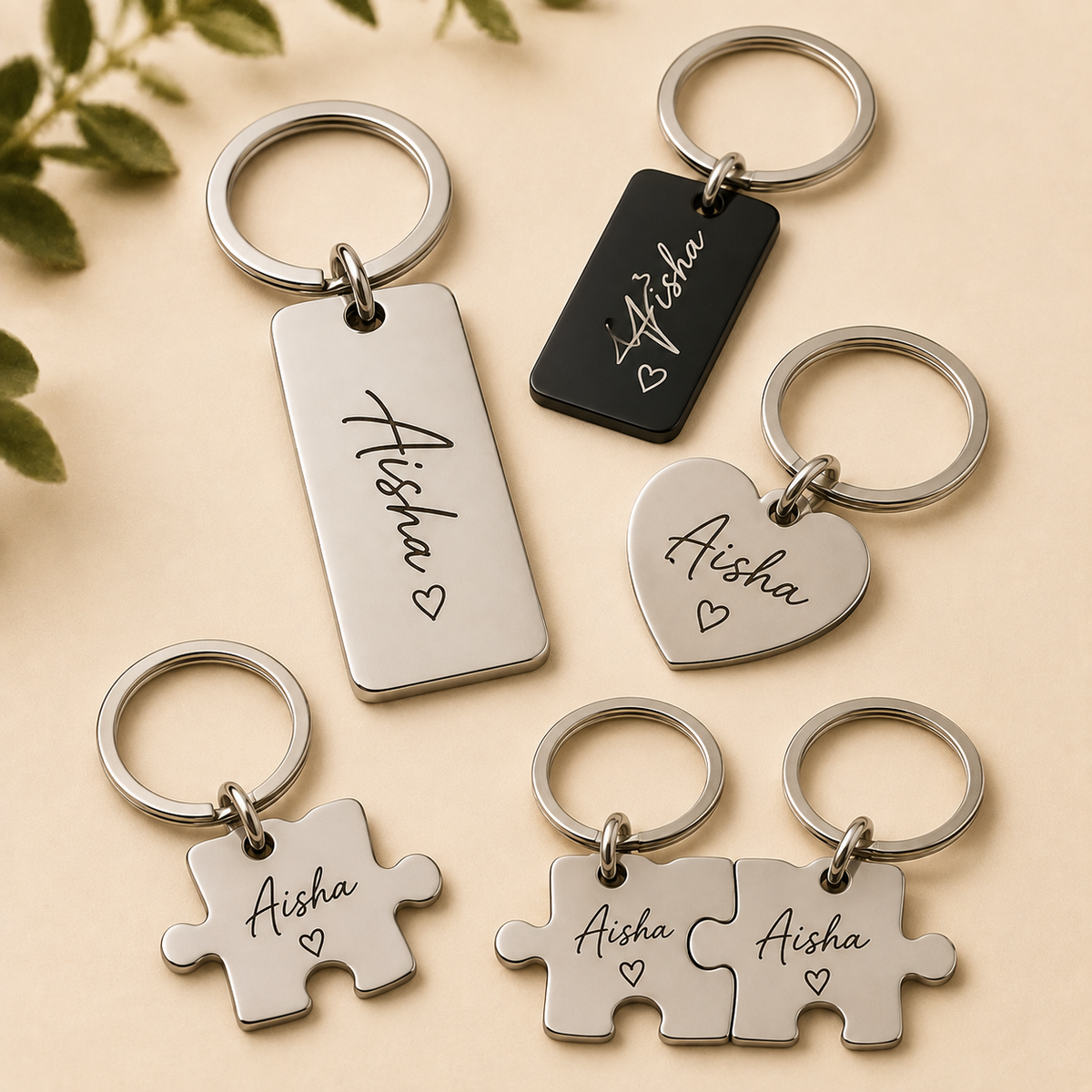 Personalized Engraved Keychain