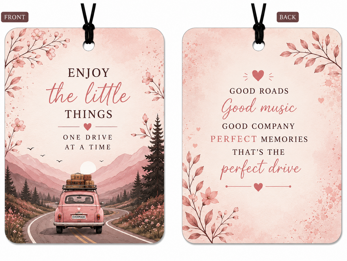 Enjoy the Little Things- Car Air Freshner