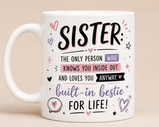 Sister- The Only Person Who Knows You Mug