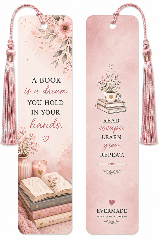 A Book Is a Dream Bookmark – Book Lover Gift