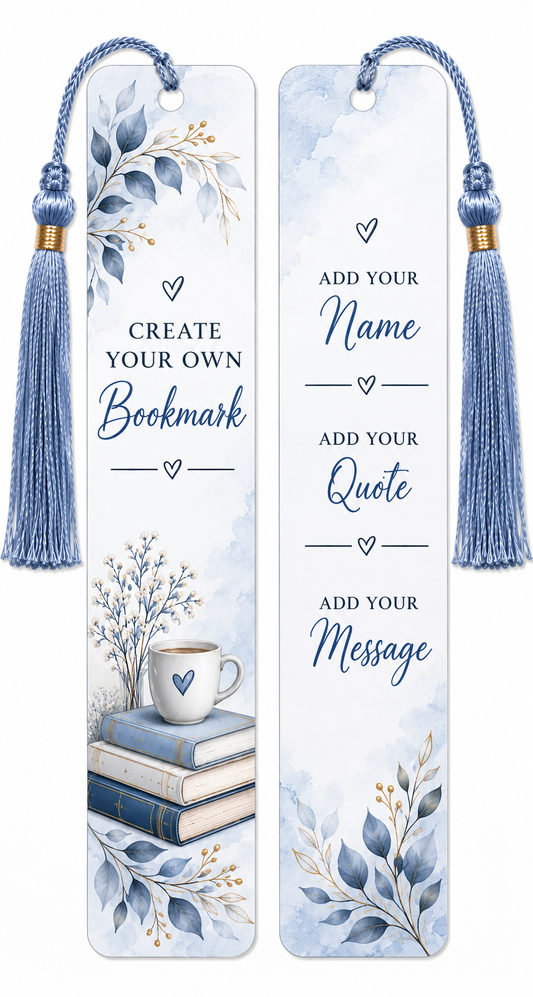 Create Your Own Bookmark – Personalized Name, Quote or Message