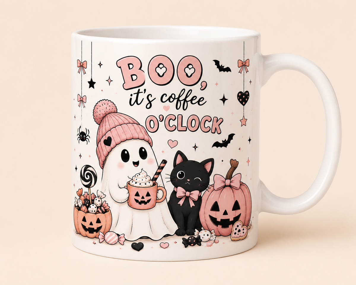 Boo Coffee O Clock Mug