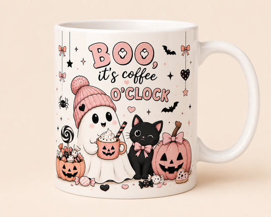 Boo Coffee O Clock Mug