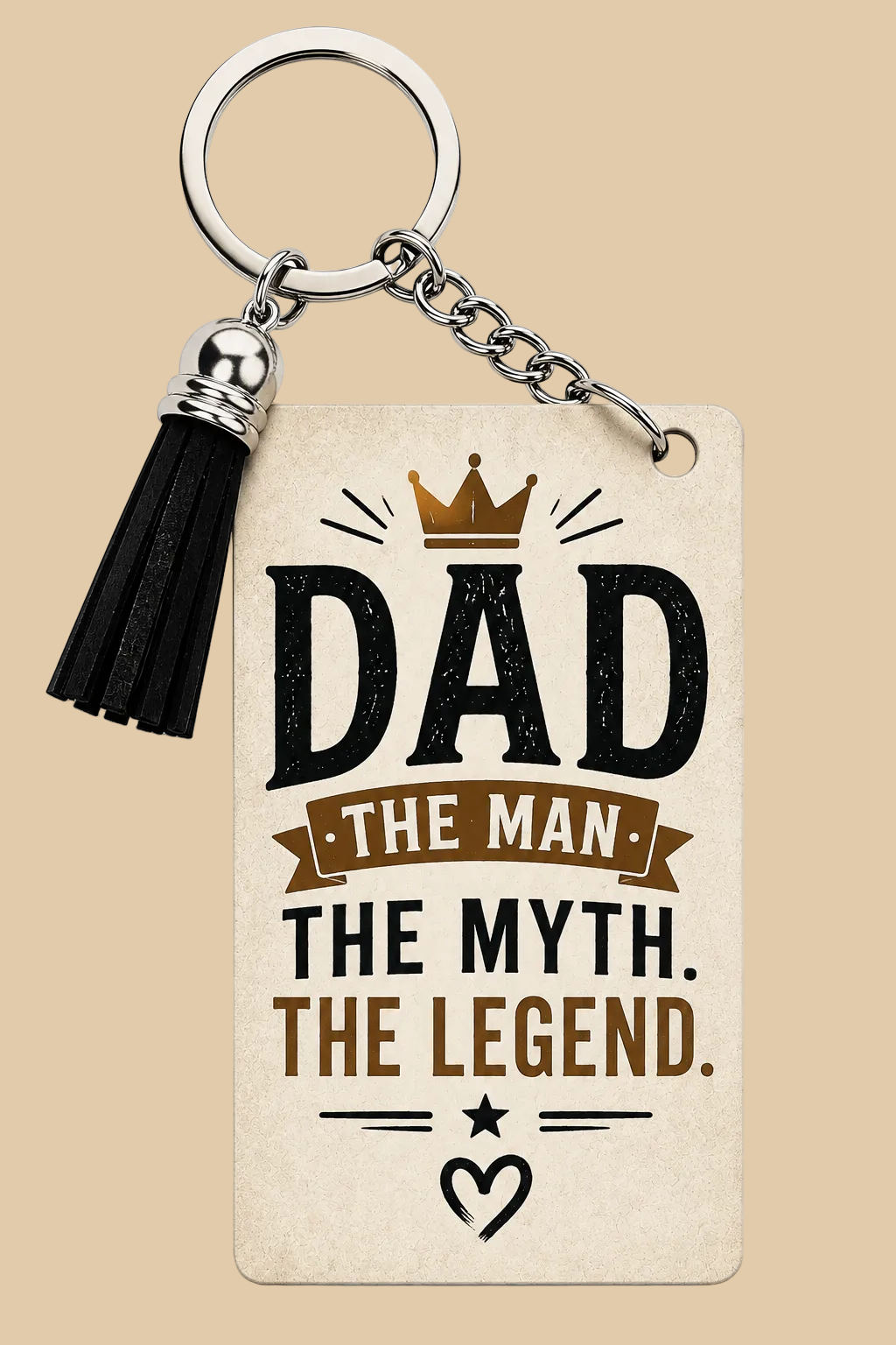 Dad – The Man, The Myth, The Legend Double-Sided Keychain