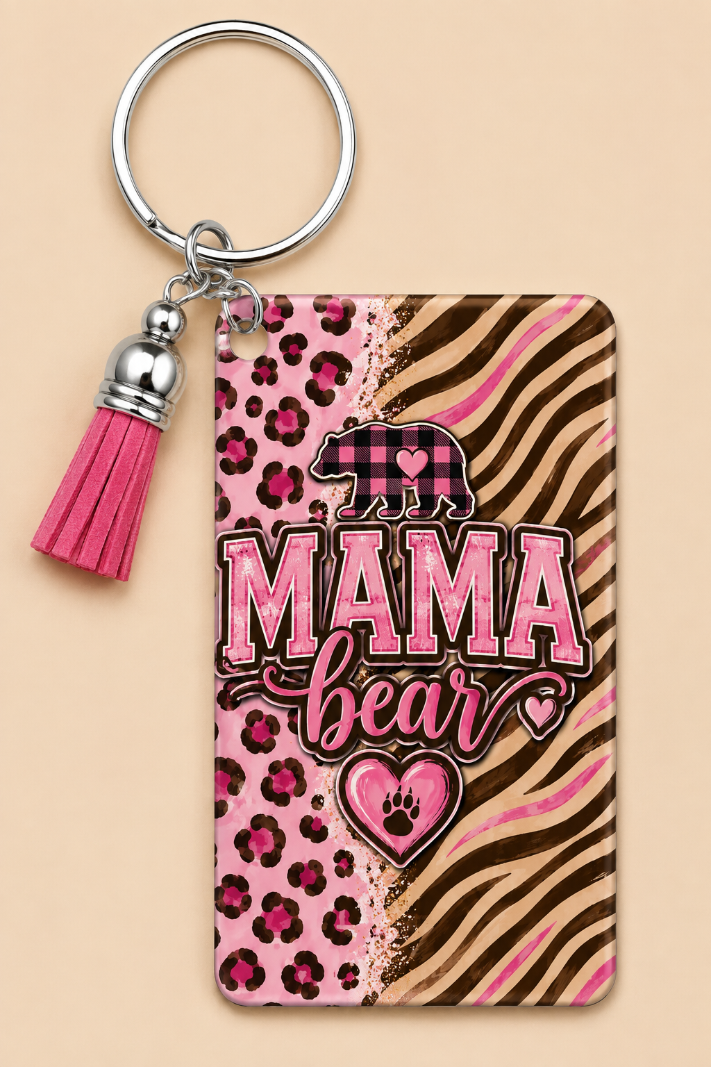 Mama Bear Keychain