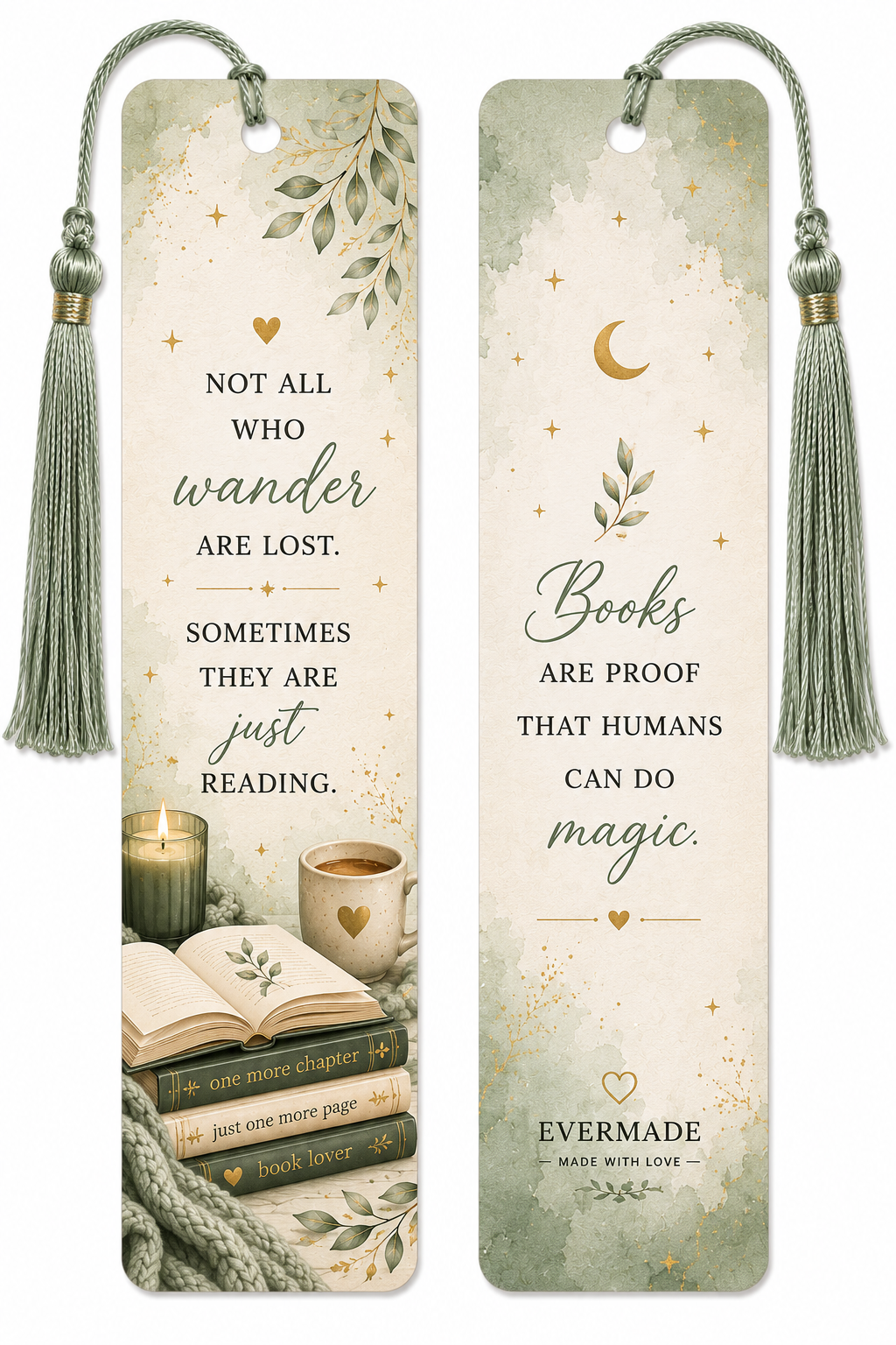 Not All Who Wander Bookmark – Book Lover Gift