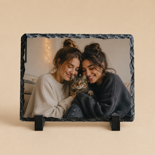 Custom Photo Slate Plaque